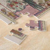 ヴィンテージインドネシアの地図（1665年） ジグソーパズル (側面)