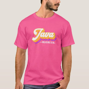 ヴィンテージインドネシアバケーショントラベルアジアジャワ Tシャツ