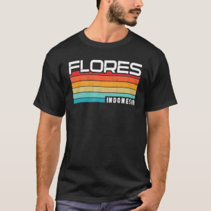 ヴィンテージインドネシアバケーショントラベルアジアフローレス Tシャツ