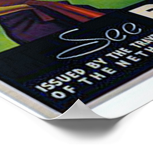 ヴィンテージインドネシアバリ旅行ポスター ポスター (角)