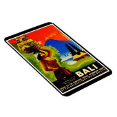 ヴィンテージインドネシアバリ旅行ポスター マグネット (右側)