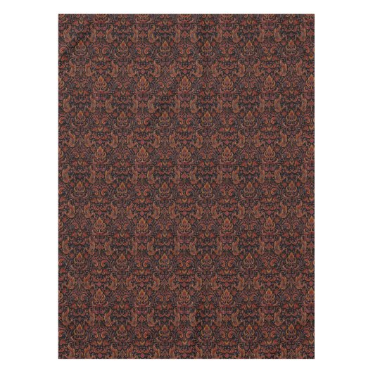 ヴィンテージインドネシアバンカトライバルイカットパターン テーブルクロス (正面)