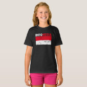 ヴィンテージインドネシア国旗Tシャツ Tシャツ (正面フル)