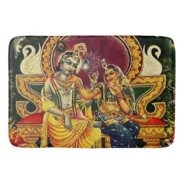 ヴィンテージインド風呂マット バスマット