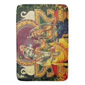 ヴィンテージインド風呂マット バスマット (正面縦)