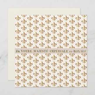 ヴィンテージインペリアル紋章(紋章の)フラ・ダ・リノートカード