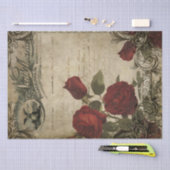 ヴィンテージインボイス&バラシャビーシックデコップページ 薄葉紙 (クラフト)