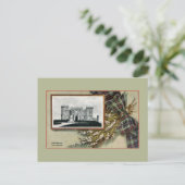 ヴィンテージインヴァネスキャッスル伝統的スコットランド ポストカード (スタンド正面)