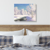 ヴィンテージイヴァンチョルツェ冬の朝インガディーン キャンバスプリント (インサイチュ (寝室))