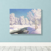 ヴィンテージイヴァンチョルツェ冬の朝インガディーン キャンバスプリント (インサイチュ (ウッドフロア))