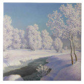 ヴィンテージイヴァンチョルツェ冬の朝インガディーン タイル (正面)