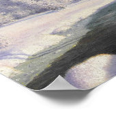 ヴィンテージイヴァンチョルツェ冬の朝インガディーン ポスター (角)