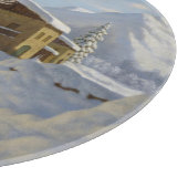 ヴィンテージイヴァンチョルツェ冬の風景 カッティングボード (角)