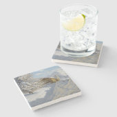 ヴィンテージイヴァンチョルツェ冬の風景 ストーンコースター (横)