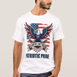 ヴィンテージイーグル愛国心Tシャツ Tシャツ
