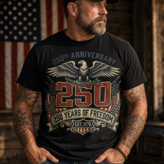 ヴィンテージイーグル アメリカ建国250年祭 Tシャツ