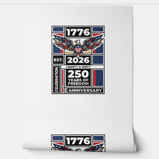 ヴィンテージイーグル 1776 2026 Tシャツ 愛国的なタイポグラフィ 壁紙