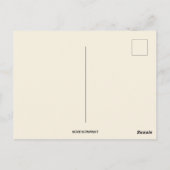 ヴィンテージイースターの卵（ブルーリボンで結ぶ） ポストカード (裏面)