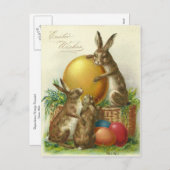 ヴィンテージイースターの願い1906 シーズンポストカード (正面/裏面)