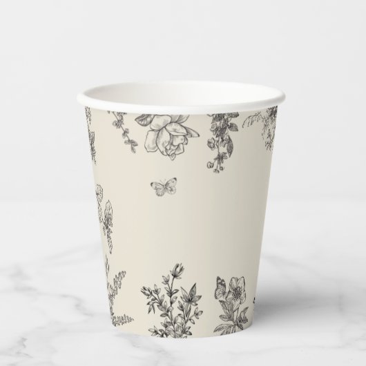 ヴィンテージイースターの香りがするキャンドル 紙コップ (正面)