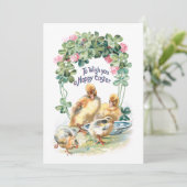 ヴィンテージイースターアヒルとシックスとクローバー シーズンカード (スタンド正面)