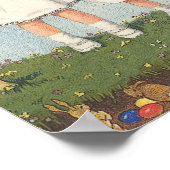 ヴィンテージイースターアートポスター ポスター (角)