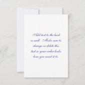 ヴィンテージイースターイラストレーションウィズシック 招待状 (裏面)