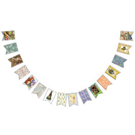 ヴィンテージイースターイラストレーションバンティング バンティングフラッグ