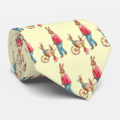 ヴィンテージイースターウサギと卵カート内の家族, ZSSG ネクタイ (ロール)