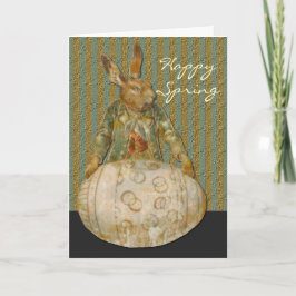 ヴィンテージイースターウサギと卵 シーズンカード