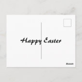 ヴィンテージイースターウサギの子どもたち ポストカード (裏面)