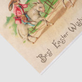 ヴィンテージイースターウサギ馬子の挨拶 薄葉紙 (詳細)