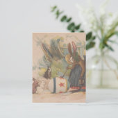 ヴィンテージイースターウサギ シーズンポストカード (スタンド正面)