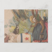 ヴィンテージイースターウサギ シーズンポストカード (正面)