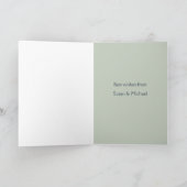 ヴィンテージイースターウサギ(柳の枝) シーズンカード (内部)