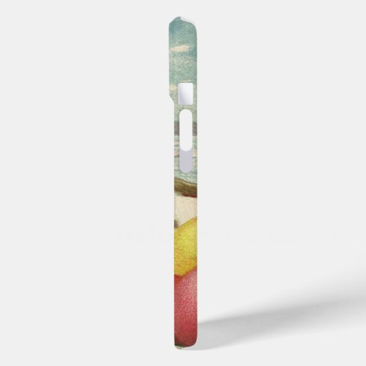 ヴィンテージイースターエッグとボートのイースターバニー Case-Mate iPhoneケース (裏面 / 左)