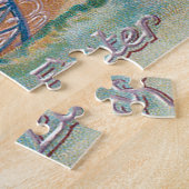 ヴィンテージイースターエッグと素敵なバニーウサギ ジグソーパズル (側面)