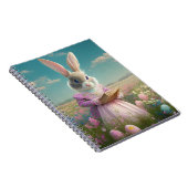 ヴィンテージイースターエッグのフィールドのイースターバニー ノートブック (右側)