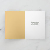 ヴィンテージイースターエッグガールグリーティングカード シーズンカード (内部)