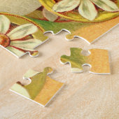 ヴィンテージイースターエッグシックフローラ花 ジグソーパズル (側面)