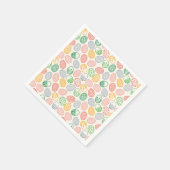 ヴィンテージイースターエッグパターン | 紙ナプキン スタンダードカクテルナプキン (角)