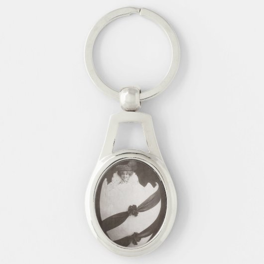 ヴィンテージイースターエッグレディ キーホルダー (正面)