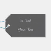 ヴィンテージイースターエッグレディ ギフトタグ (裏面横)