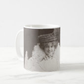 ヴィンテージイースターエッグレディ コーヒーマグカップ (正面左)