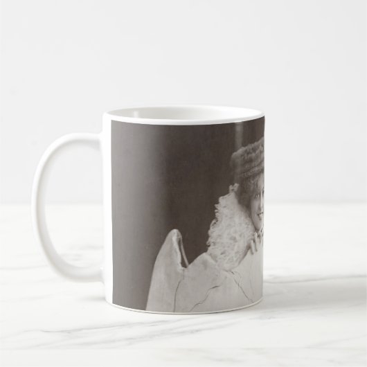 ヴィンテージイースターエッグレディ コーヒーマグカップ (左)