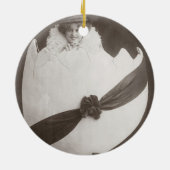 ヴィンテージイースターエッグレディ セラミックオーナメント (裏面)