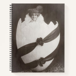 ヴィンテージイースターエッグレディ ノートブック