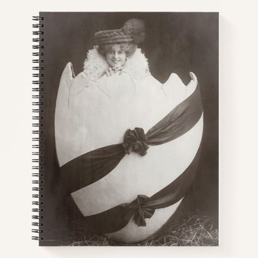 ヴィンテージイースターエッグレディ ノートブック (正面)