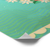 ヴィンテージイースターエッグ狩りホリデーカードポスター ポスター (角)