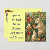 ヴィンテージイースターエッグ狩り 招待状 (正面/裏面)